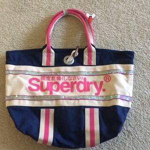 NEW Superdry Large sequin shopping Tote